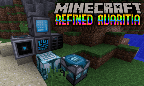 refined avaritia mod for minecraft logo