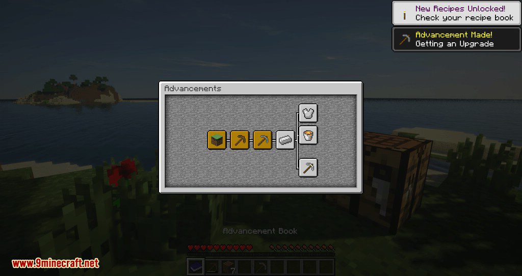 Advancement Book mod for minecraft 07