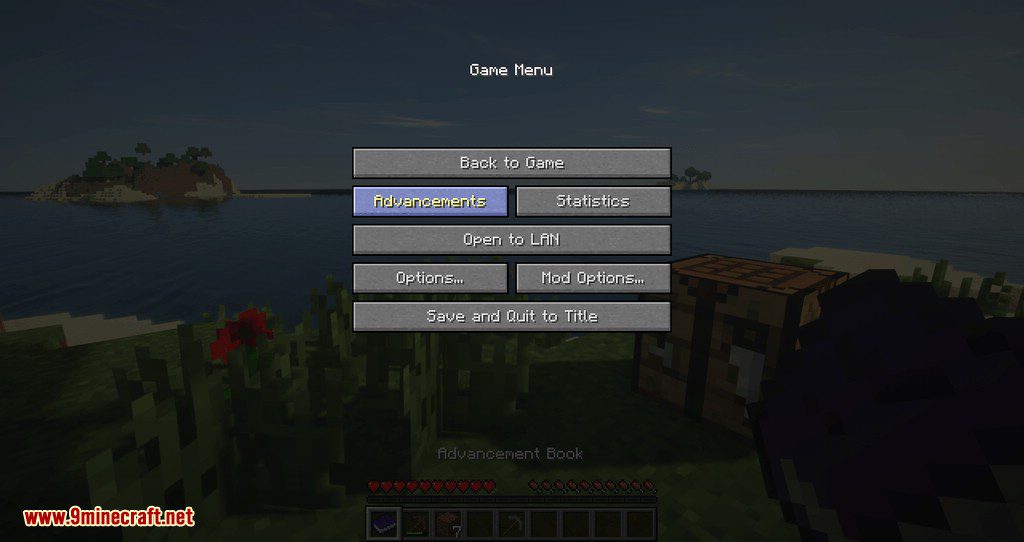 Advancement Book mod for minecraft 08