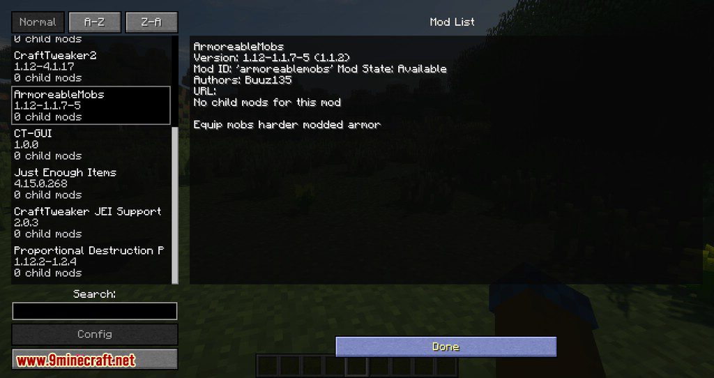 ArmoreableMobs mod for minecraft 11