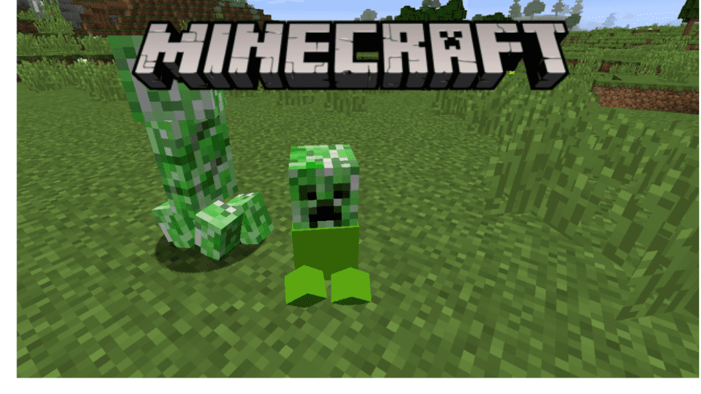 Baby Creepers in Minecraft 