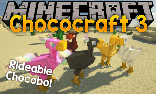 Chococraft 3 mod for minecraft logo