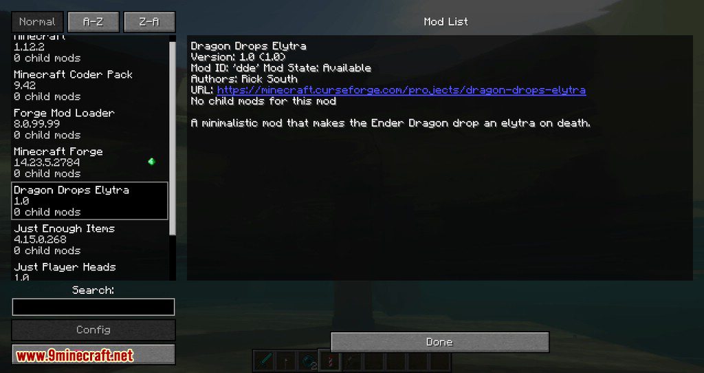 Dragon Drop Elytra mod for minecraft 12