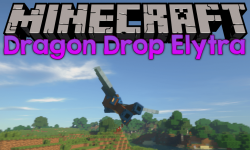 Dragon Drop Elytra mod for minecraft logo
