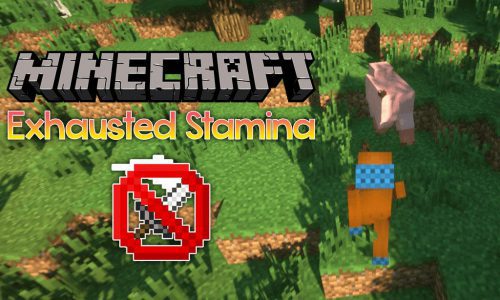 Exhausted Stamina mod for minecraft logo