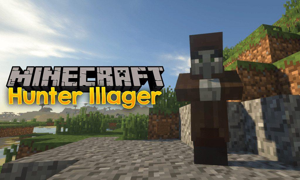 Hunter Illager mod for minecraft logo