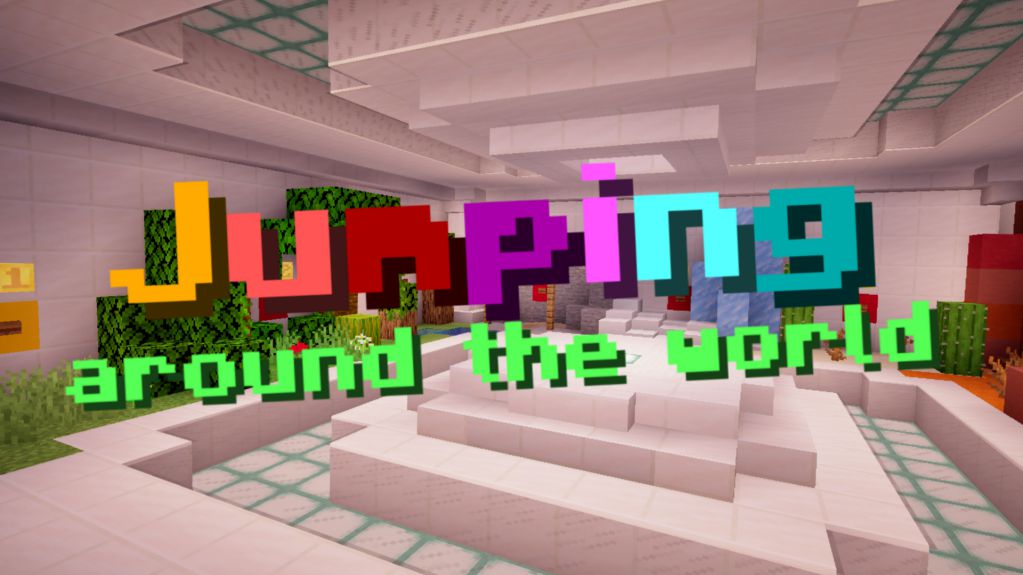 Jumping Around The World Map Thumbnail