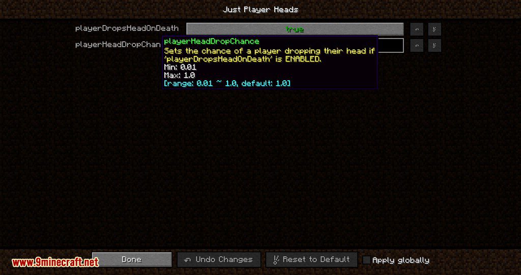 Just Player Head Mod (1.20.4, 1.19.4) - Players Drop Head on Death