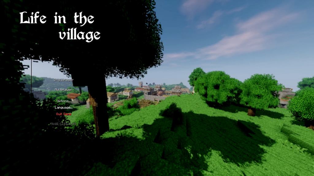 Life in the village mod for minecraft 01