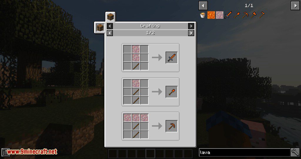 Liquid Tools Mod for minecraft 02