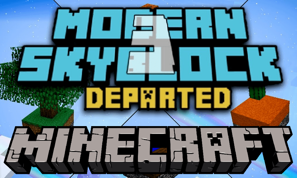 Modern Skyblock 3 Departed mod for minecraft logo