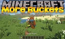 More Buckets mod for minecraft logo