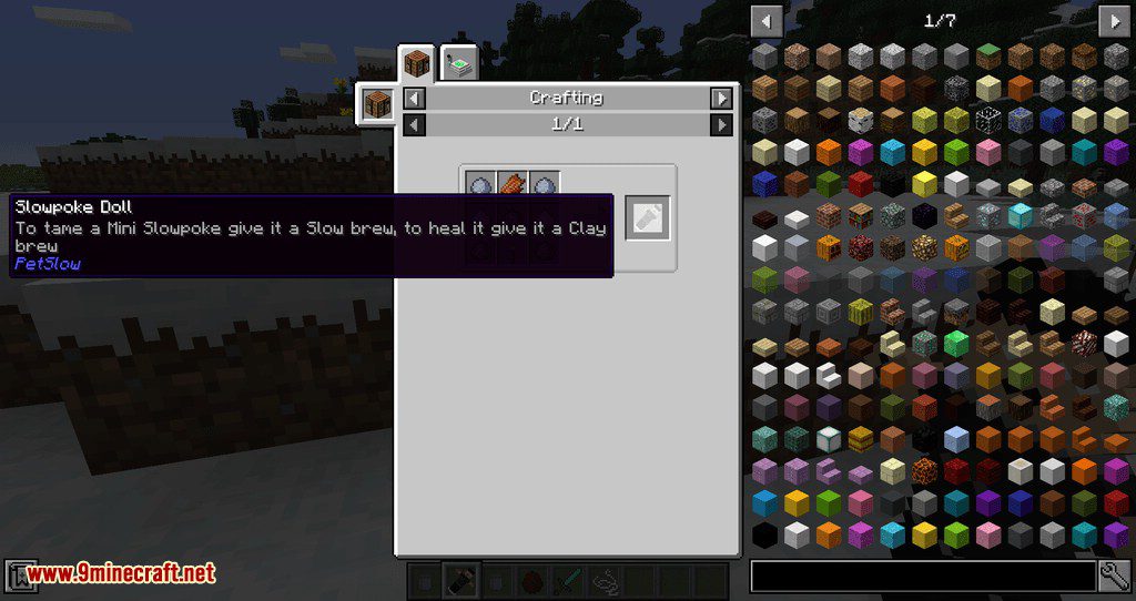 Pet Slow mod for minecraft 10