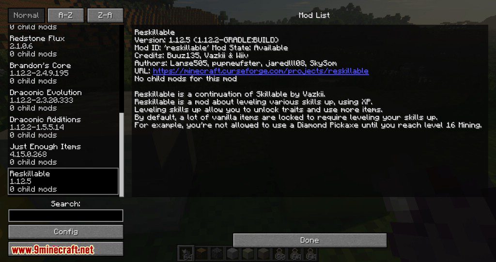 Reskillable mod for minecraft 10