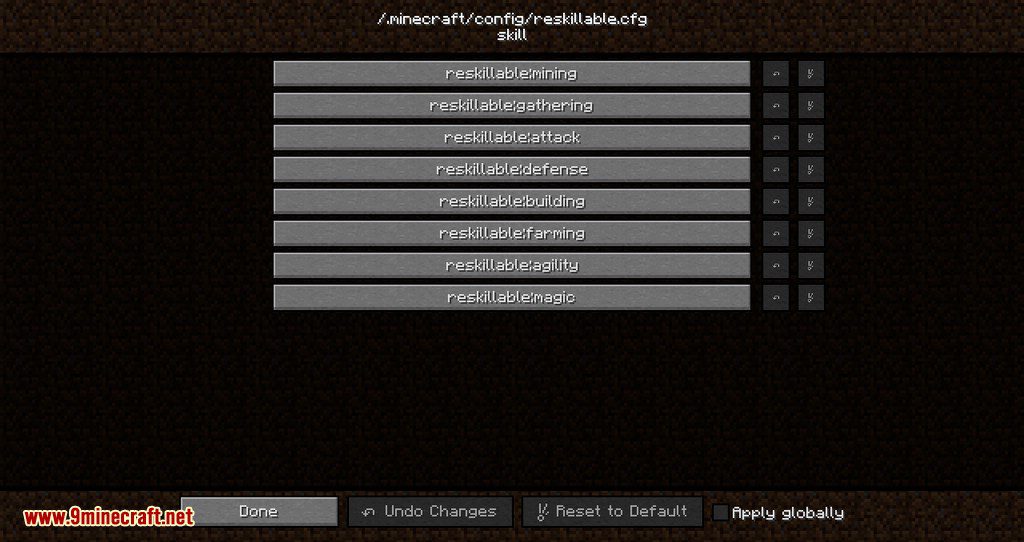 Reskillable mod for minecraft 11