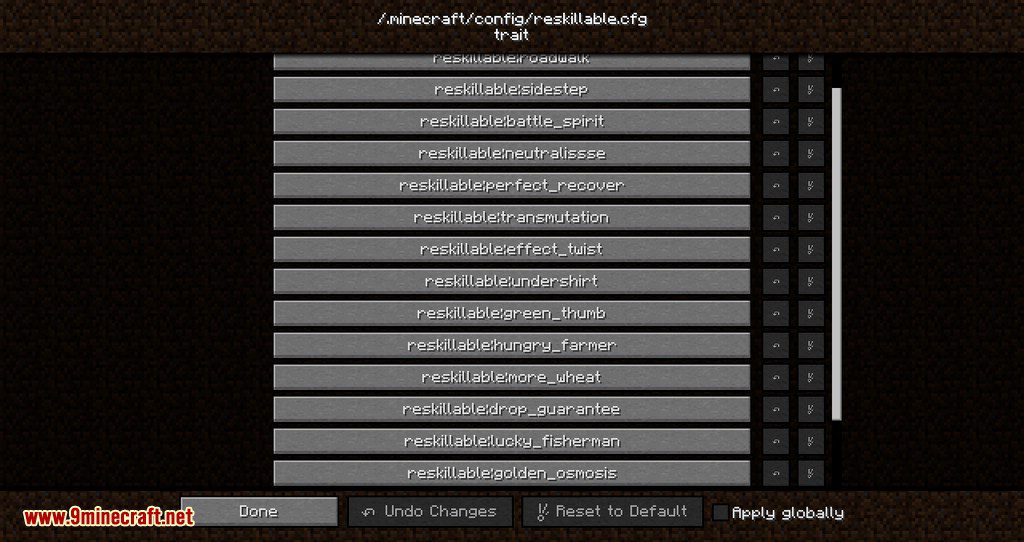 Reskillable mod for minecraft 12