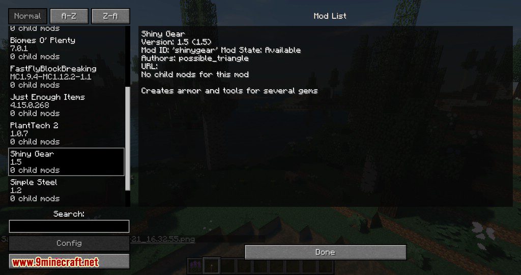 Shiny Gear mod for minecraft 14