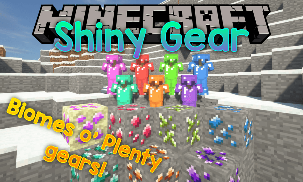 Shiny Gear mod for minecraft logo