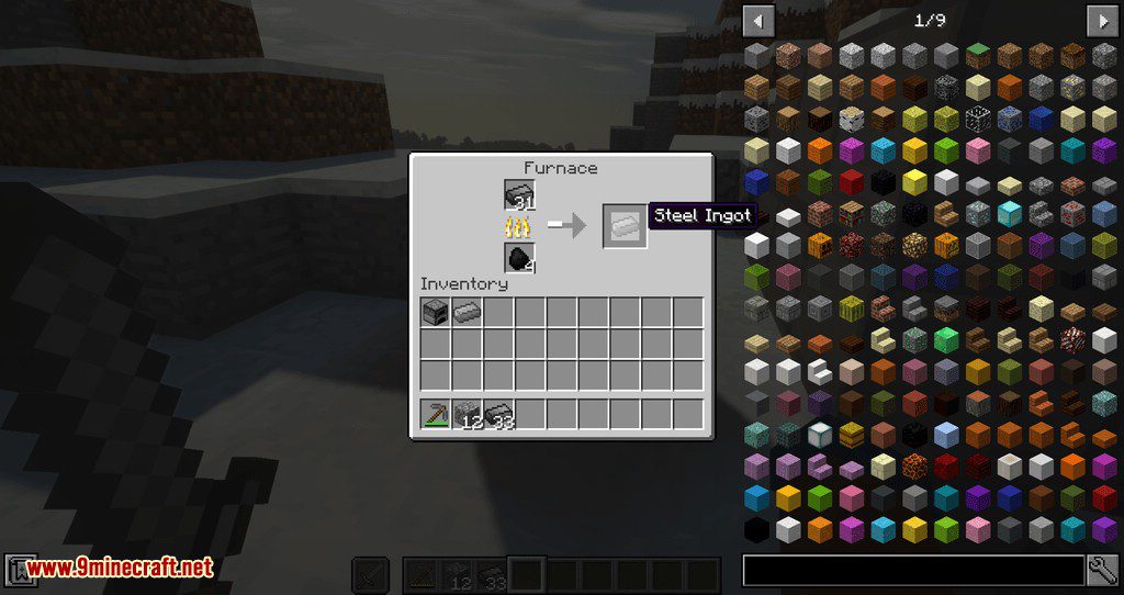 Simple Steel mod for minecraft 09