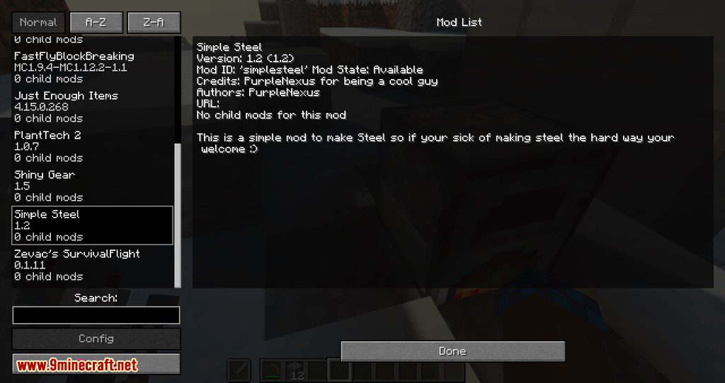 Simple Steel mod for minecraft 11