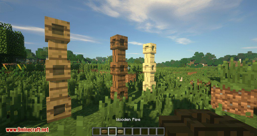 Simple Wooden Pipes mod for minecraft 04