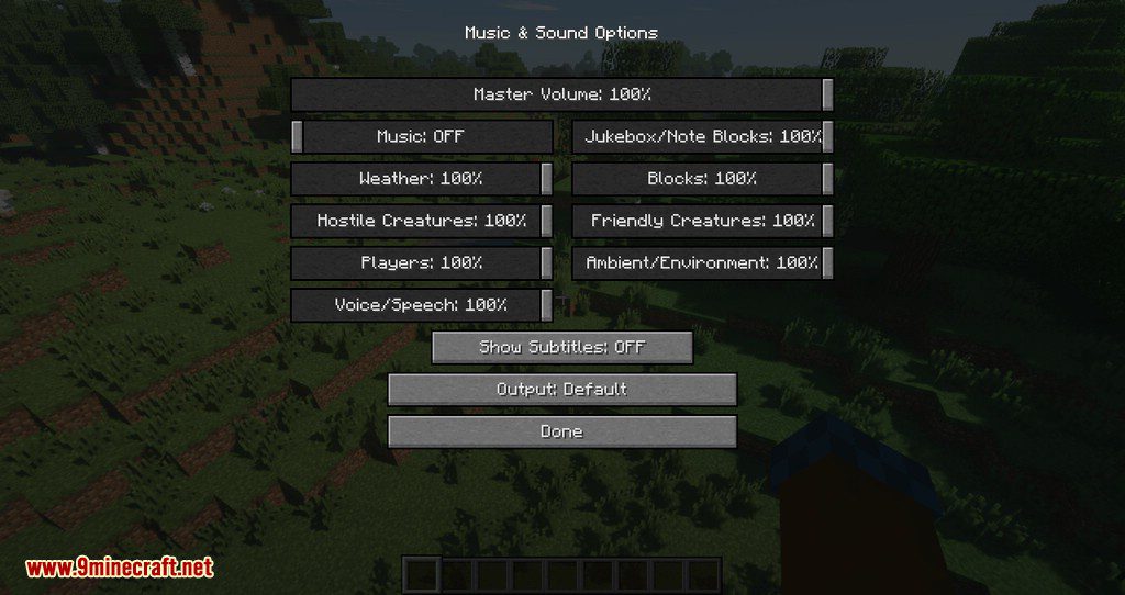 Sound Device Options mod for minecraft 01