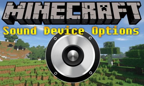 Sound Device Options mod for minecraft logo