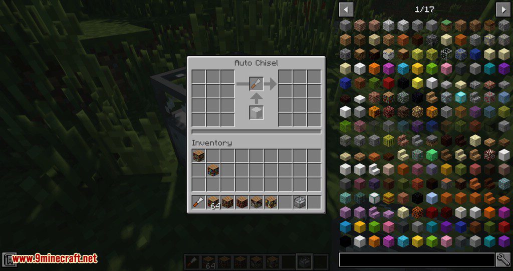 Unlimited Chisel Works Mod 1.12.2, 1.11.2 for Minecraft