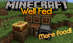 Well Fed mod for minecraft logo