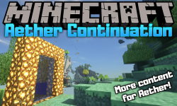 Aether Continuation mod for minecraft logo