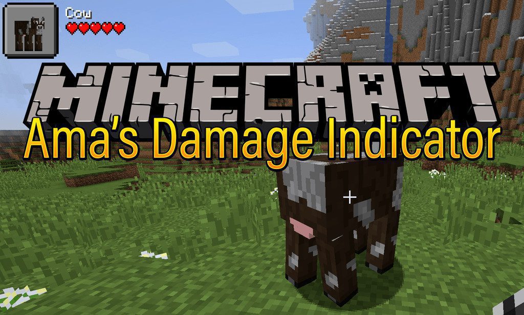Ama_s Damage Inidicator mod for minecraft logo