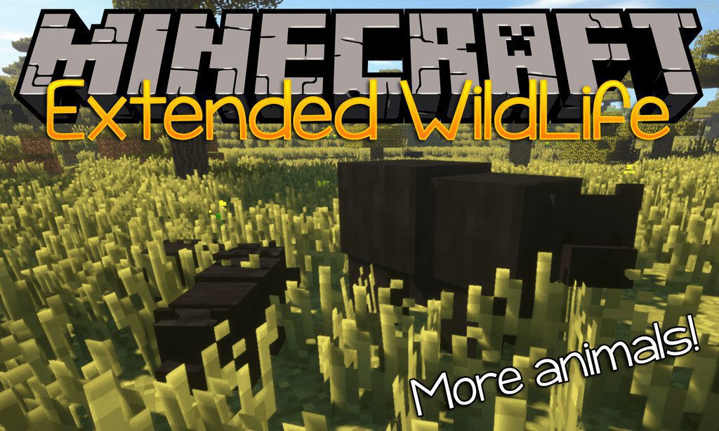 Extended WildLife Mod  (Adds Too Many Mobs) 