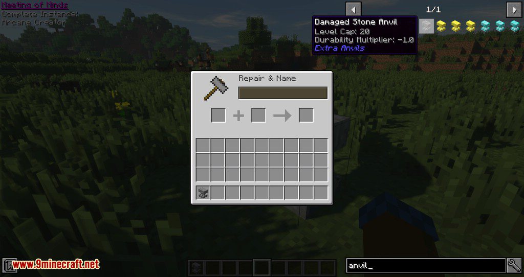 Extra Anvils mod for minecraft 02