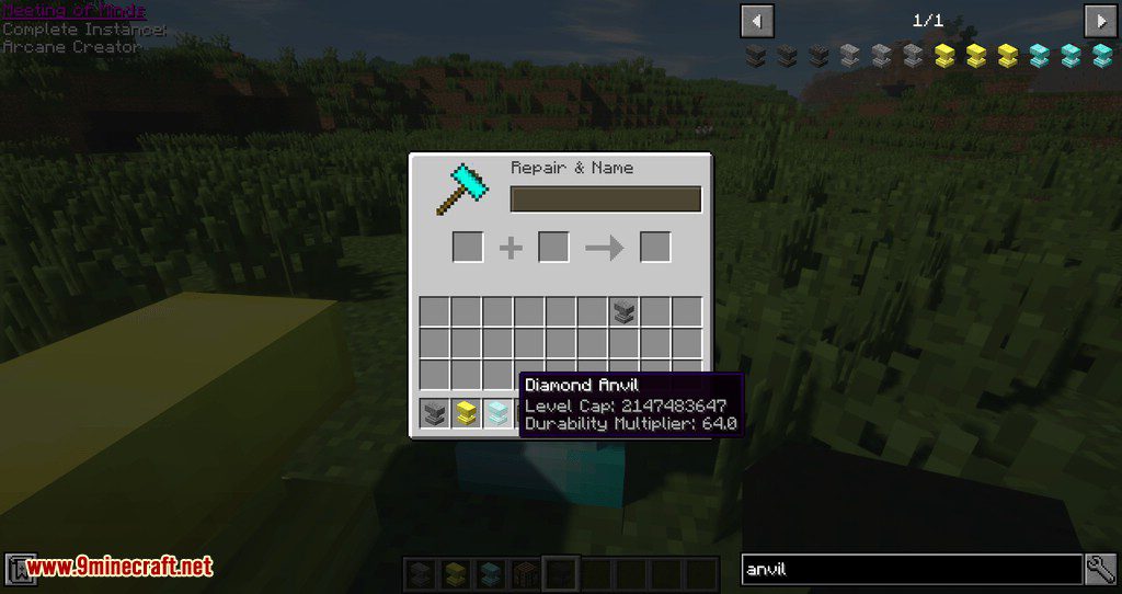 Extra Anvils mod for minecraft 06