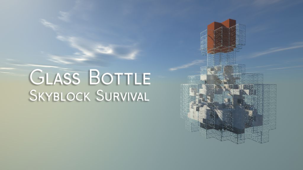 Glass Bottle Skyblock Survival Map Thumbnail