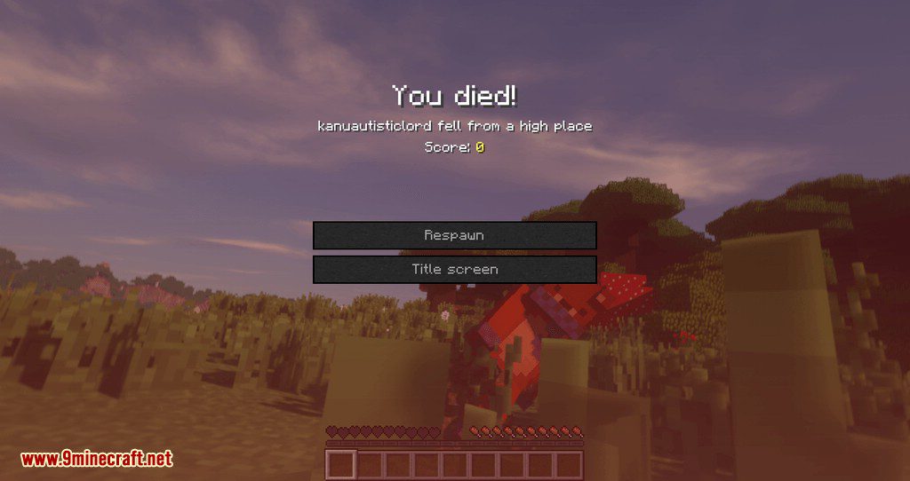 Hurt Animation Remover mod for minecraft 04