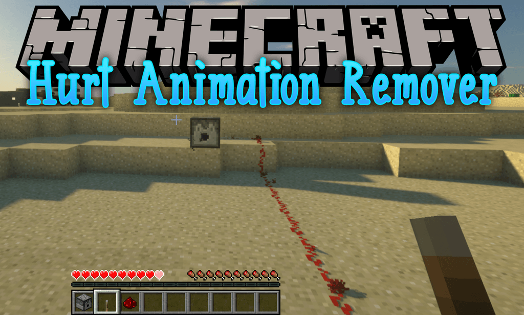 Hurt Animation Remover Mod 1 12 2 Removes Screen Shake When Taking Damage 9minecraft Net