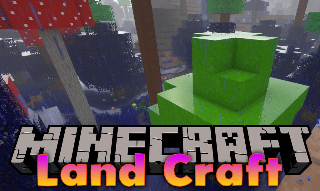 Land Craft mod for minecraft logo