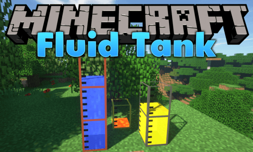 Large Fluid Tank mod for minecraft logo