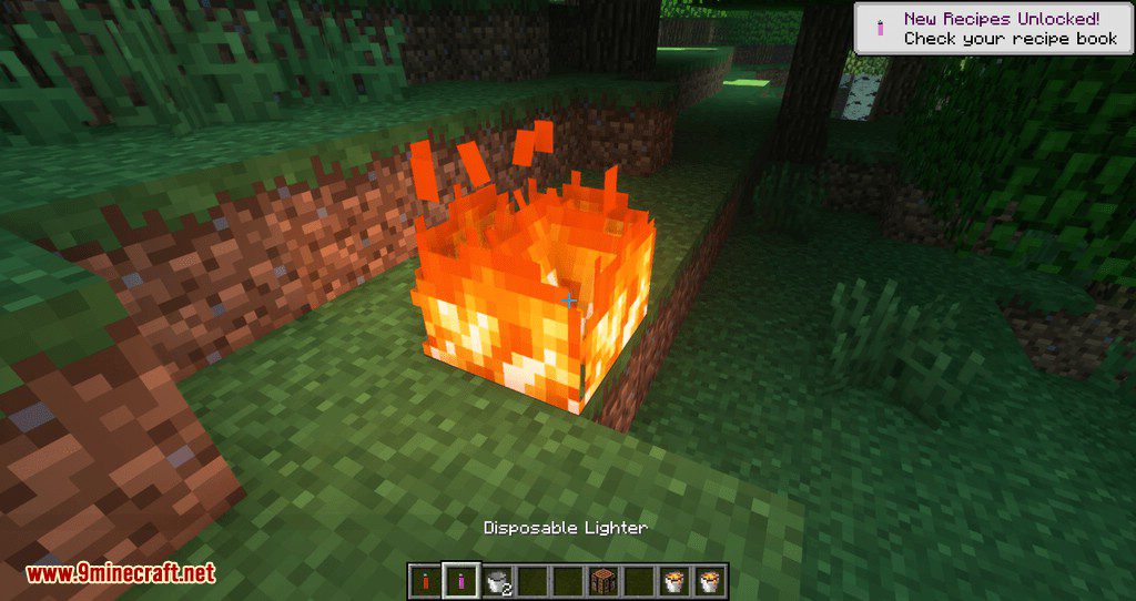 Lighter Mod for minecraft 02