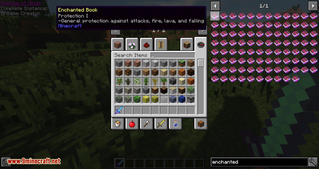Named Enchantments mod for minecraft 01