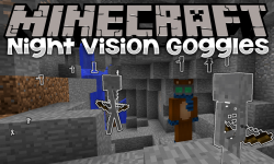 Night Vision Goggles mod for minecraft logo
