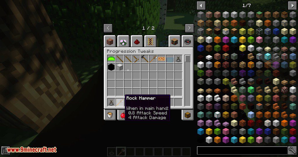 Progression Tweaks mod for minecraft 09