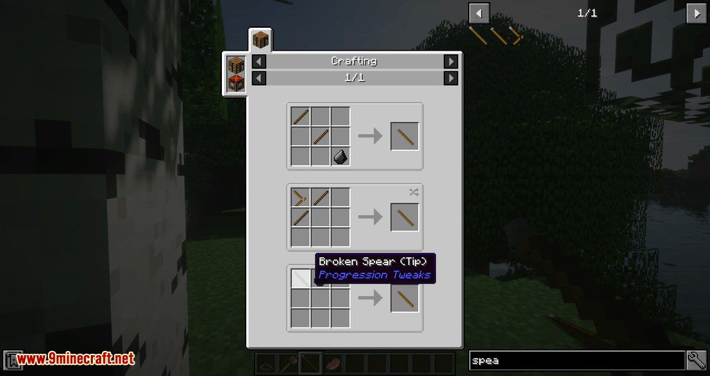 Progression Tweaks mod for minecraft 10