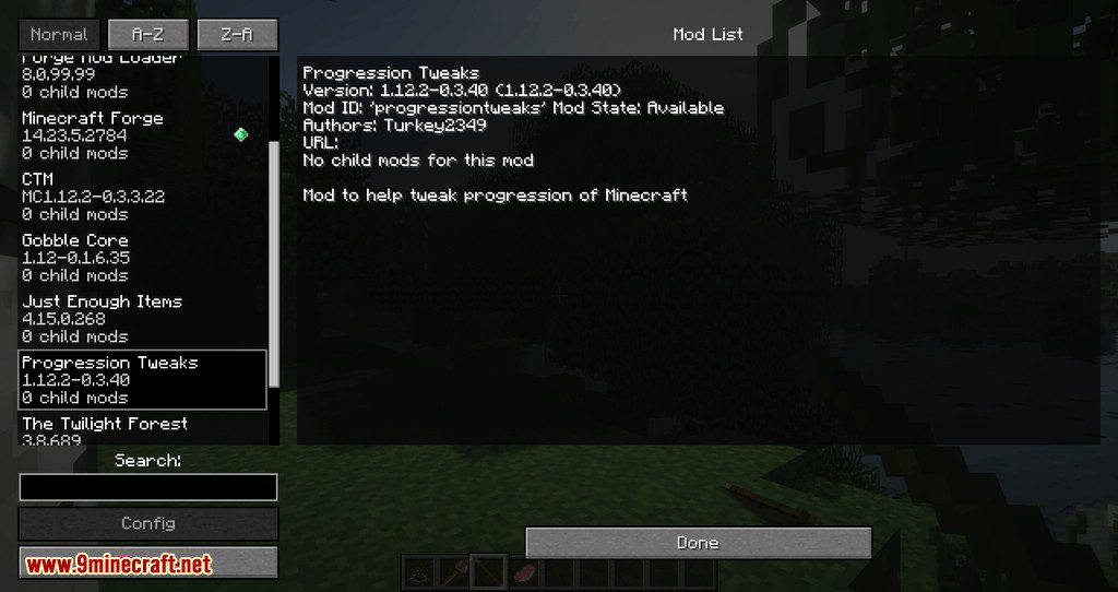 Progression Tweaks mod for minecraft 11