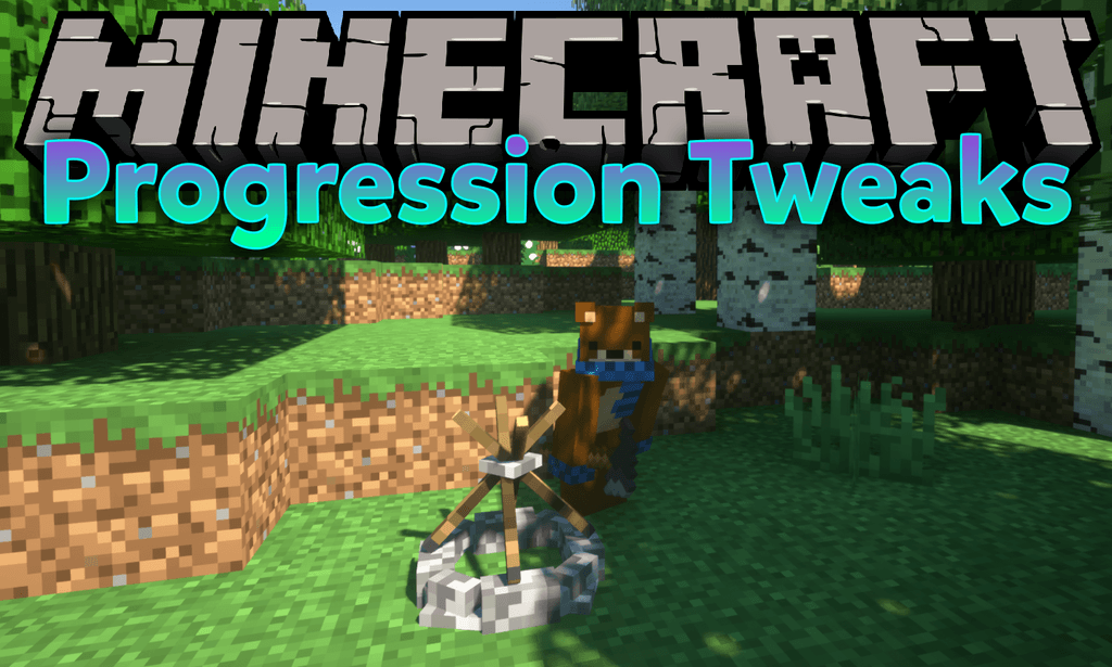 Progression Tweaks mod for minecraft logo