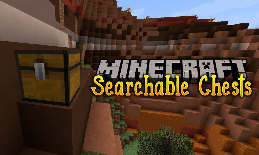 Searchable Chests mod for minecraft logo