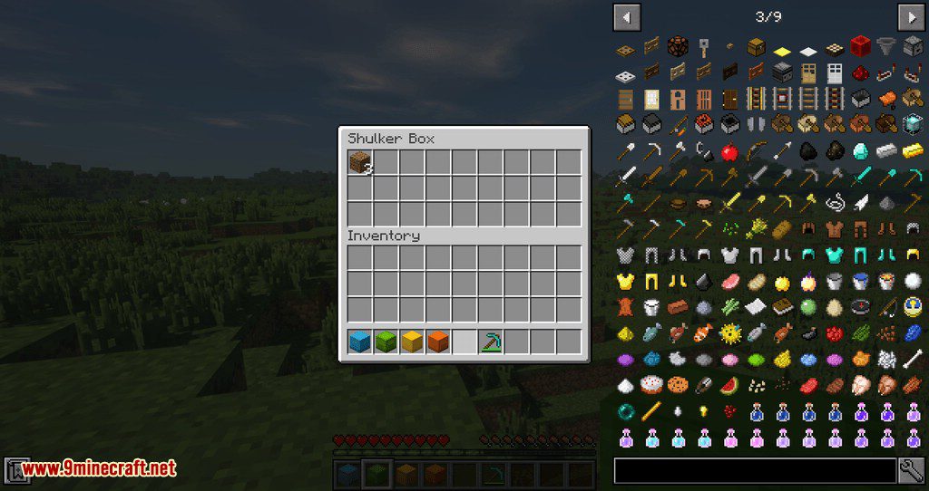 Shulker Inventory mod for minecraft 10