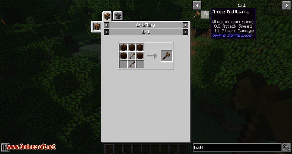 Simple Battleaxe mod for minecraft 02