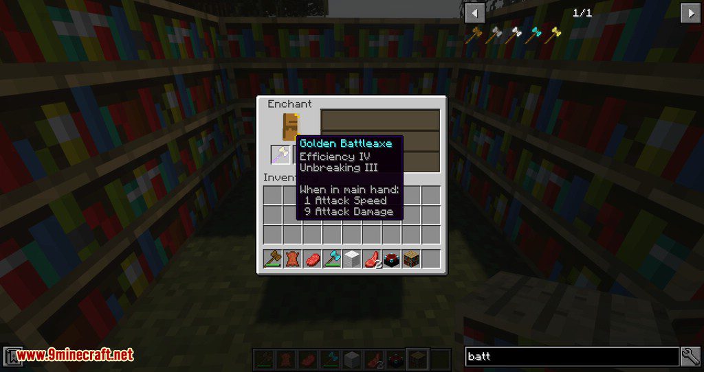 Simple Battleaxe mod for minecraft 10